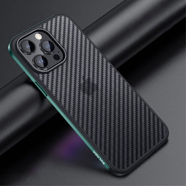 Sulada iPhone 14 Pro Deksel Luxury Series Grønn