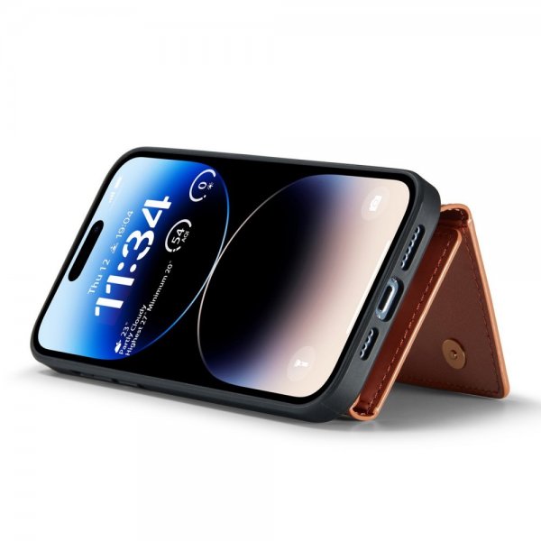Dg.Ming iPhone 14 Pro Deksel M3 Series Avtakbart Kortholder Gull