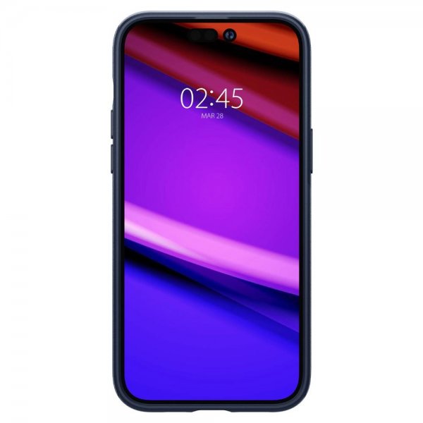 Spigen iPhone 14 Pro Deksel Mag Armor MagFit Navy Blue