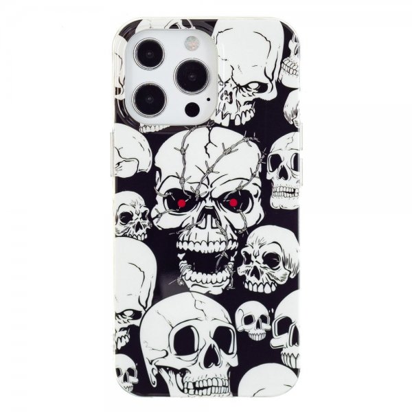 iPhone 14 Pro Deksel Motiv Hodeskaller