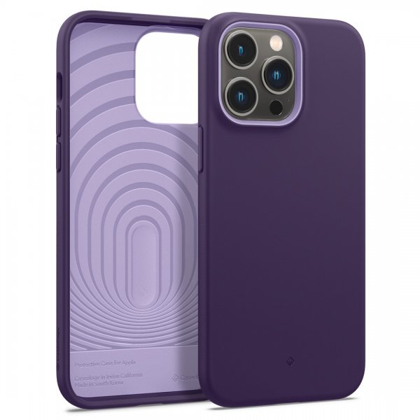 Caseology iPhone 14 Pro Deksel Skjermbeskytter Nano Pop 360 Grape Purple