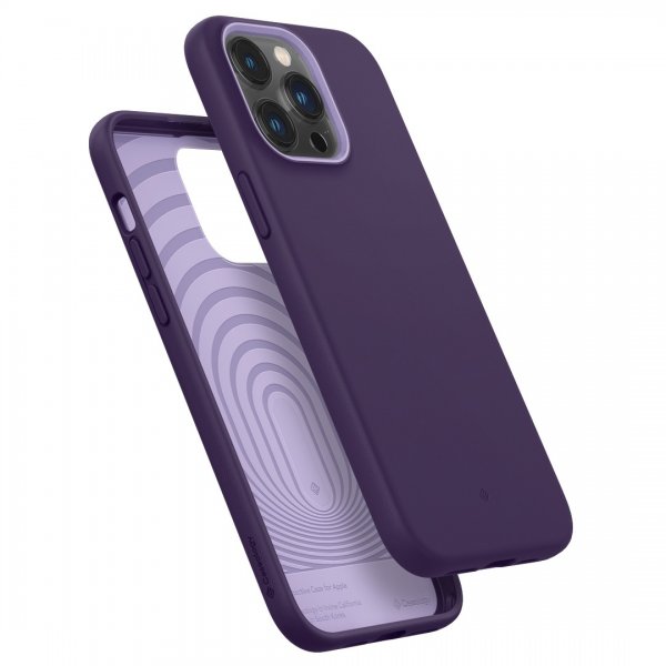 Caseology iPhone 14 Pro Deksel Skjermbeskytter Nano Pop 360 Grape Purple