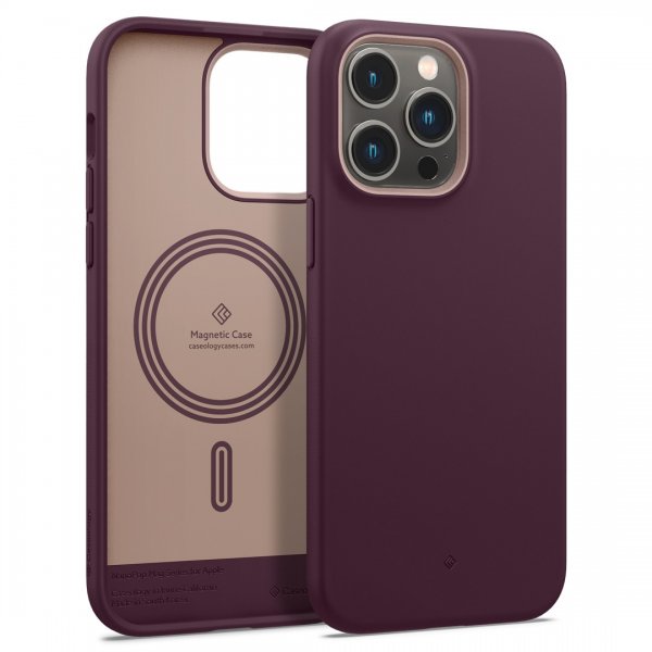 Caseology iPhone 14 Pro Deksel Nano Pop Mag Burgundy Bean