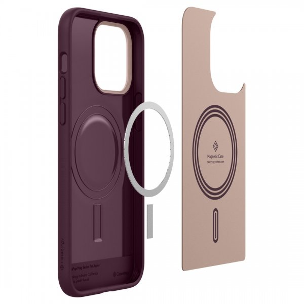 Caseology iPhone 14 Pro Deksel Nano Pop Mag Burgundy Bean