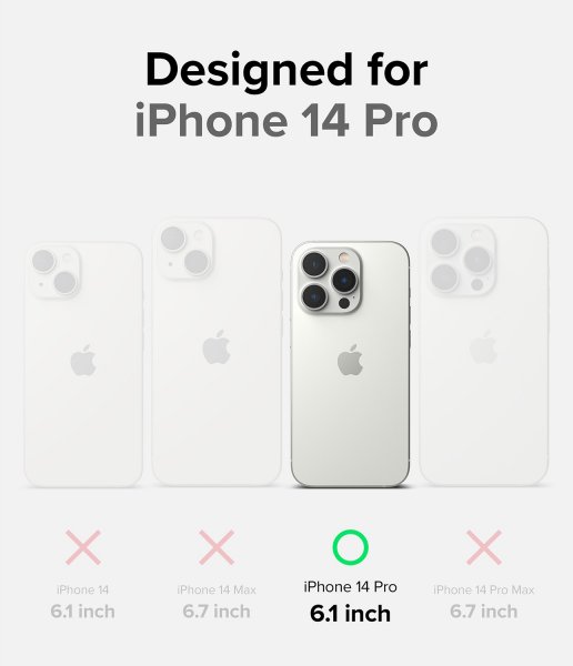 Ringke iPhone 14 Pro Deksel Onyx Svart
