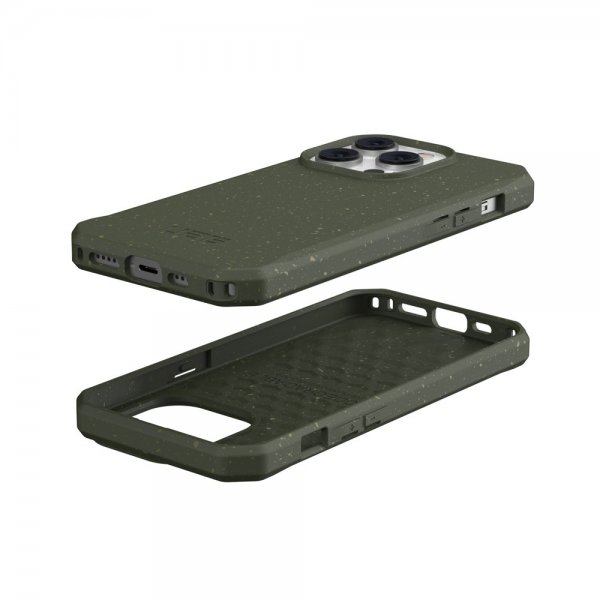 Urban Armor Gear (UAG) iPhone 14 Pro Deksel Outback Biodegradable Cover Olive