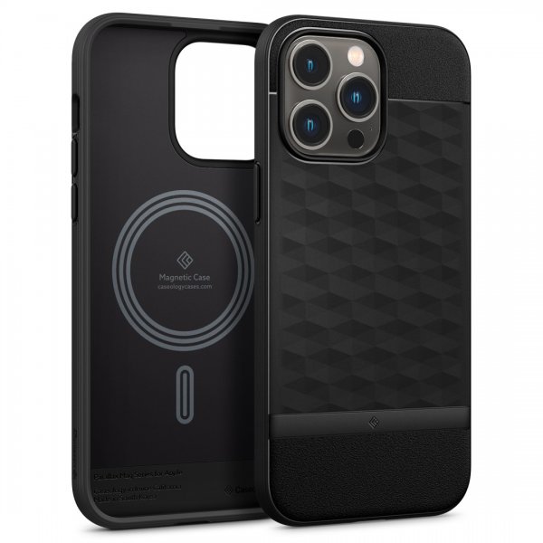 Caseology iPhone 14 Pro Deksel Parallax Mag Matte Black