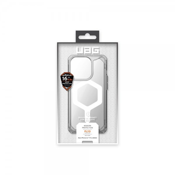 Urban Armor Gear (UAG) iPhone 14 Pro Deksel Plyo MagSafe Ash