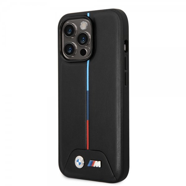 BMW iPhone 14 Pro Deksel Tikattu Svart