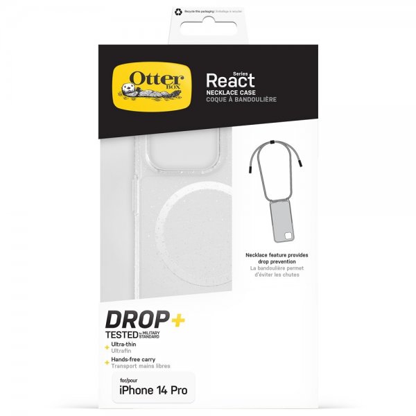 Otterbox iPhone 14 Pro Deksel React Necklace MagSafe Stardust