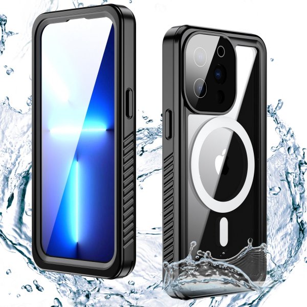 4smarts iPhone 14 Pro Deksel Rugged Case Stark MagSafe Svart