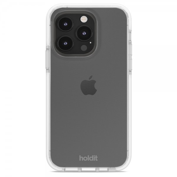 holdit iPhone 14 Pro Deksel Seethru White
