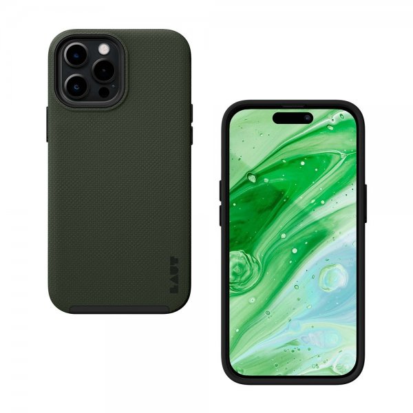 LAUT iPhone 14 Pro Deksel Shield Olive