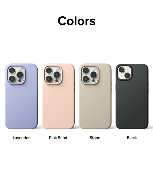 Ringke iPhone 14 Pro Deksel Silikoni Lavendel