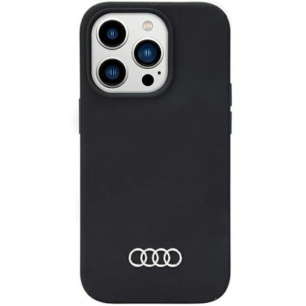 Audi iPhone 14 Pro Deksel Silikoni Svart