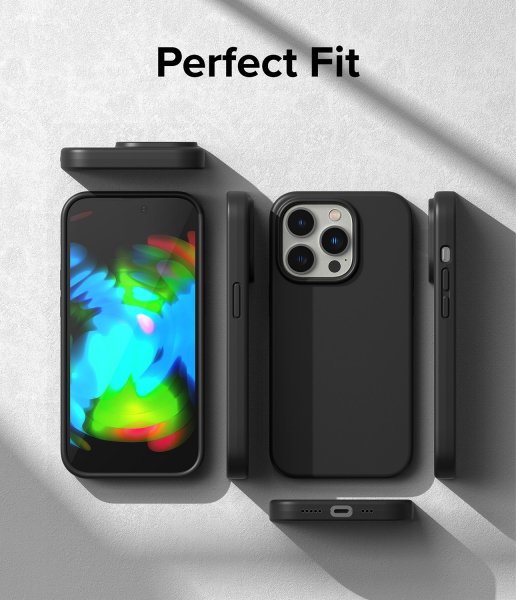 Ringke iPhone 14 Pro Deksel Silikoni Svart