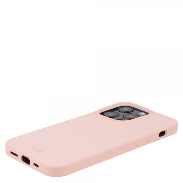 holdit iPhone 14 Pro Deksel Silikon Blush Pink
