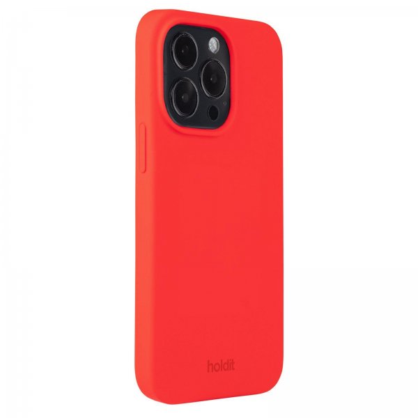 holdit iPhone 14 Pro Deksel Silikon Chili Red