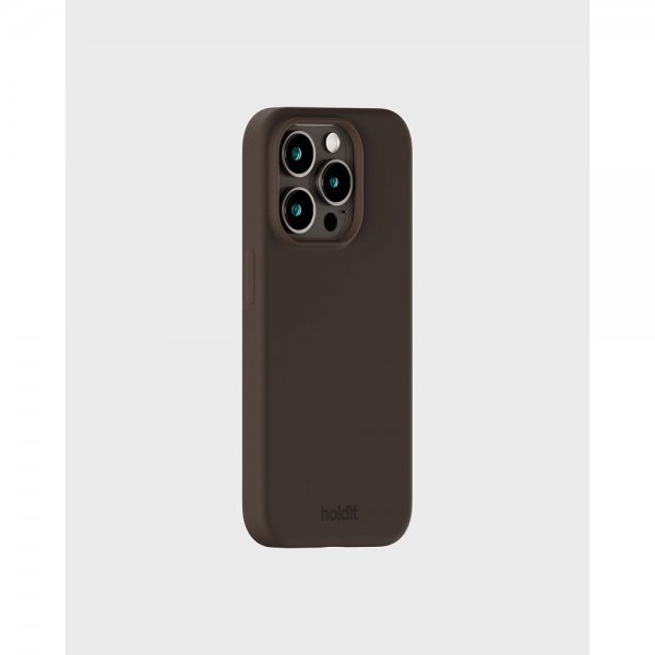 holdit iPhone 14 Pro Deksel Silikon Chocolate