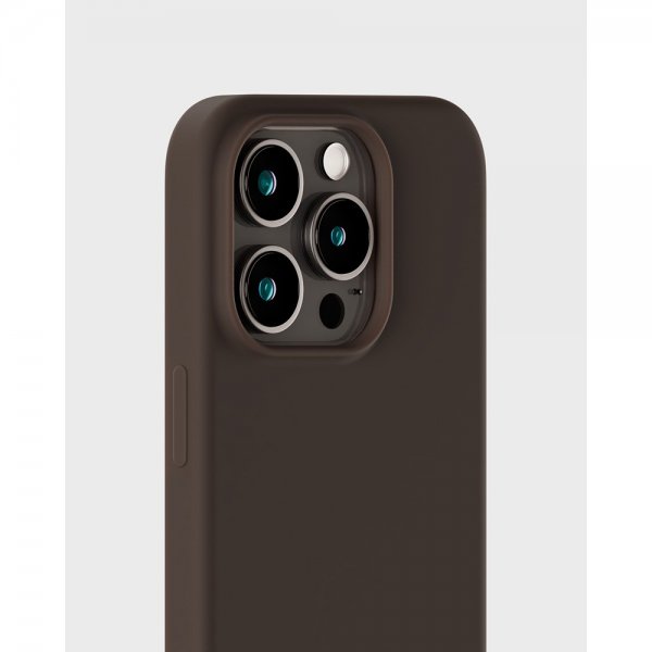 holdit iPhone 14 Pro Deksel Silikon Chocolate