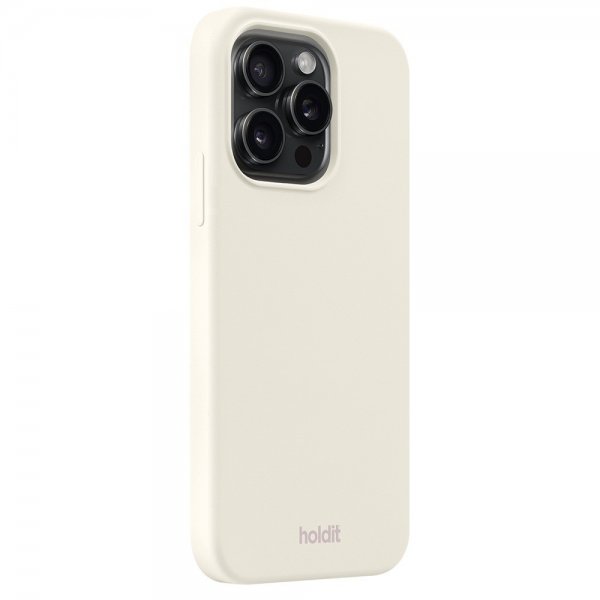 holdit iPhone 14 Pro Deksel Silikon Soft Linen