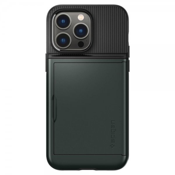 Spigen iPhone 14 Pro Deksel Slim Armor CS Abyss Green