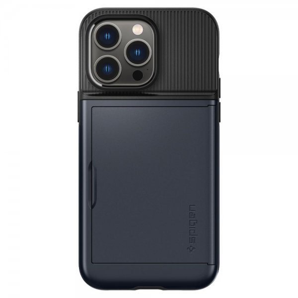 Spigen iPhone 14 Pro Deksel Slim Armor CS Metal Slate