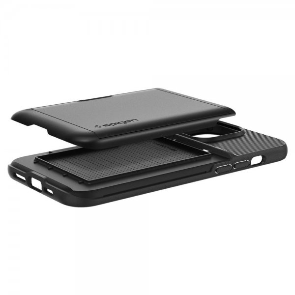 Spigen iPhone 14 Pro Deksel Slim Armor CS Svart