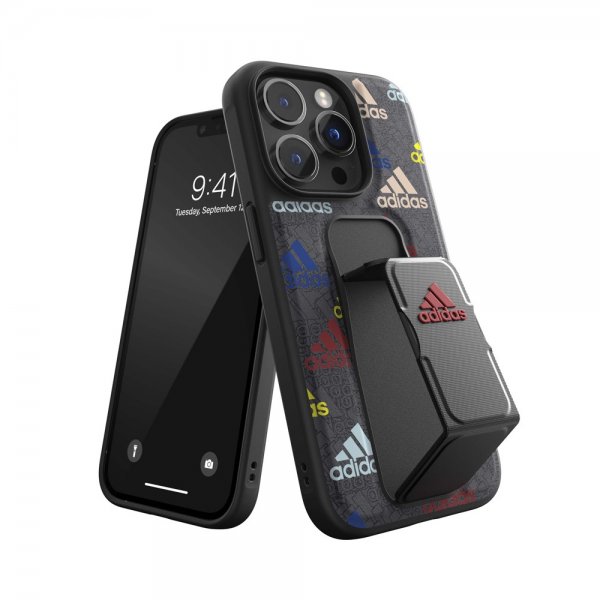 Adidas iPhone 14 Pro Deksel SP Grip Case Black/Colourful