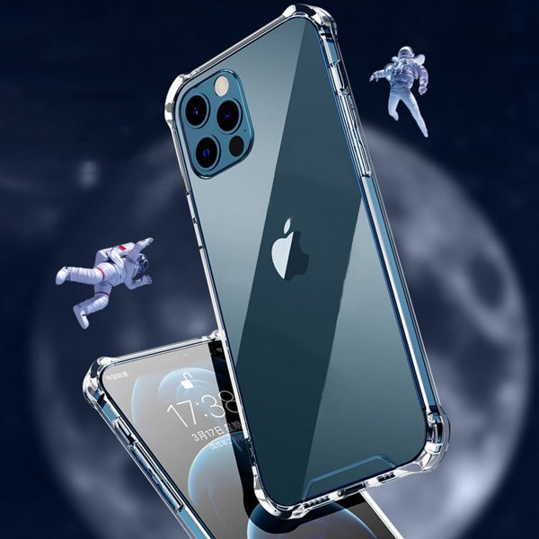 iPhone 14 Pro Deksel Støtsikker Transparent