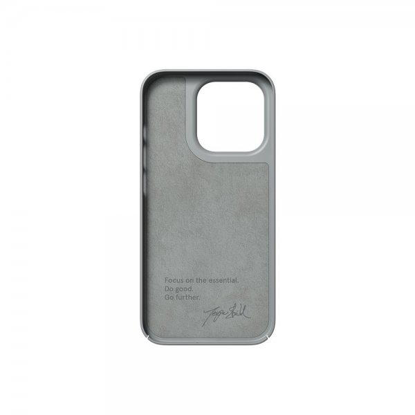 Nudient iPhone 14 Pro Deksel Thin Case MagSafe Concrete Grey