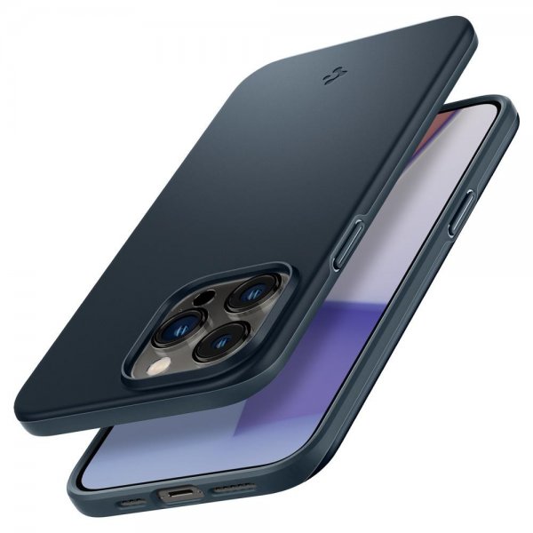 Spigen iPhone 14 Pro Deksel Thin Fit Metal Slate