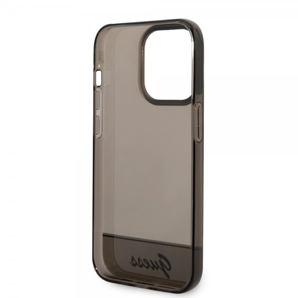 Guess iPhone 14 Pro Deksel Translucent Svart