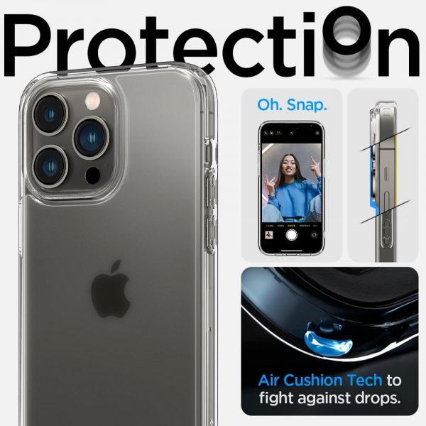 Spigen iPhone 14 Pro Deksel Ultra Hybrid Frost Clear