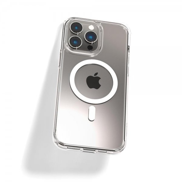 Spigen iPhone 14 Pro Deksel Ultra Hybrid MagFit White