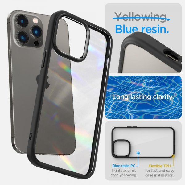 Spigen iPhone 14 Pro Deksel Ultra Hybrid Matte Black