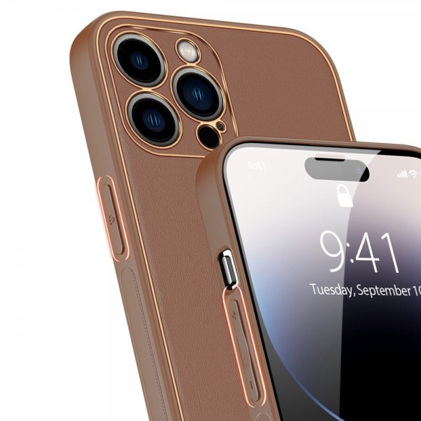 Dux Ducis iPhone 14 Pro Deksel Brun