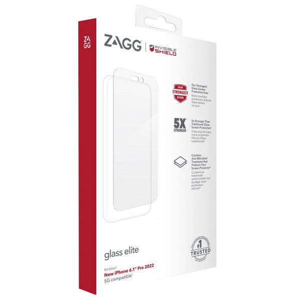 Zagg InvisibleShield iPhone 14 Pro Skjermbeskytter Glass Elite