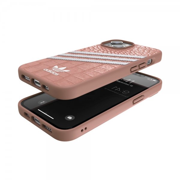 Adidas iPhone 14 Deksel 3 Stripes Snap Case Alligator Pink