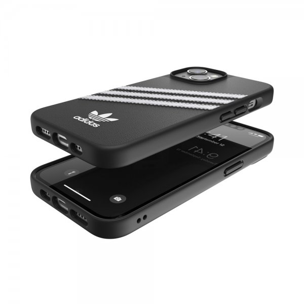 Adidas iPhone 14 Deksel 3 Stripes Snap Case Svart Hvit