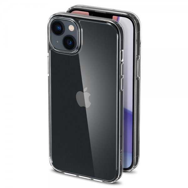 Spigen iPhone 14 Deksel AirSkin Hybrid Crystal Clear