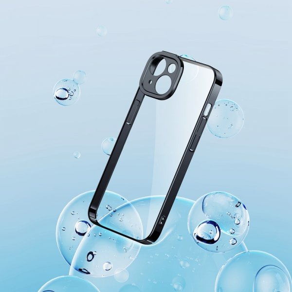 Baseus iPhone 14 Deksel Glitter Series Svart