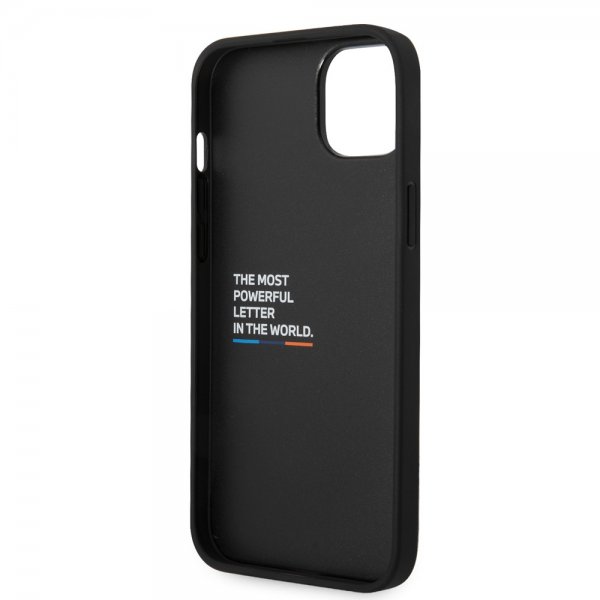 BMW iPhone 14 Deksel Hexagonal Pattern Svart
