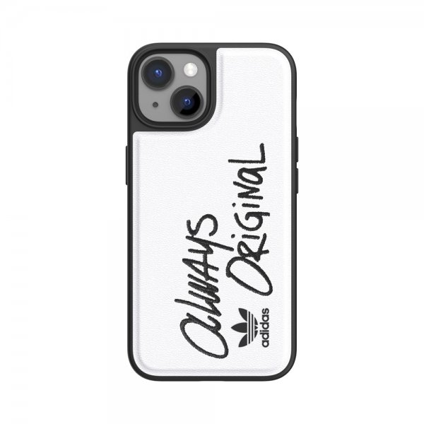 Adidas iPhone 14 Deksel Inlay Embroidery Case Hvit Svart