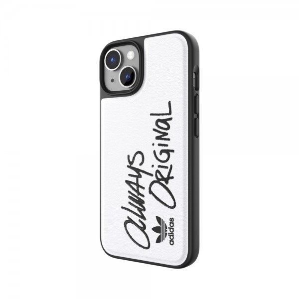 Adidas iPhone 14 Deksel Inlay Embroidery Case Hvit Svart
