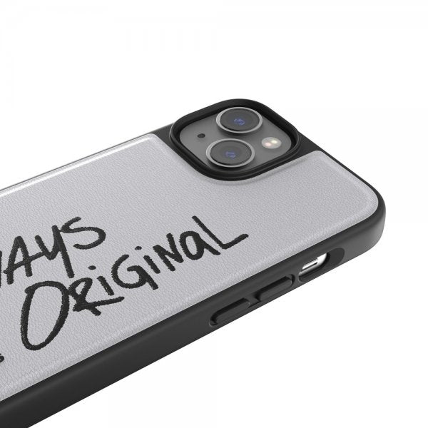 Adidas iPhone 14 Deksel Inlay Embroidery Case Hvit Svart