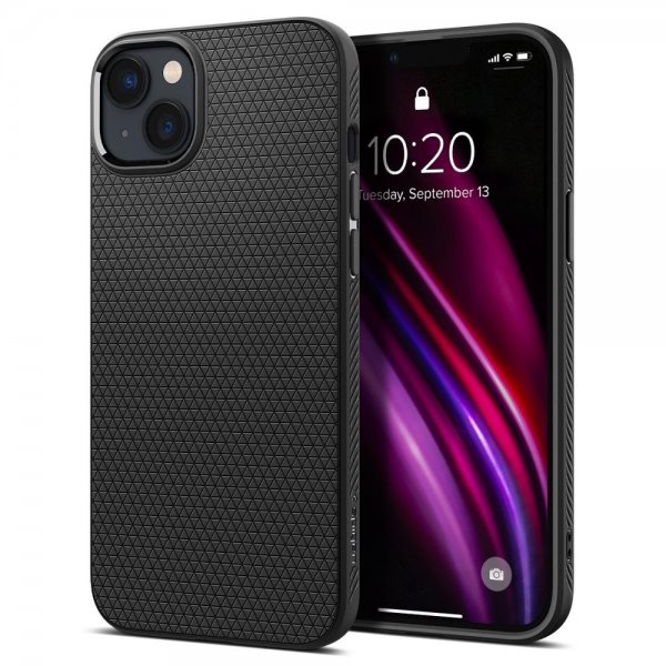 Spigen iPhone 14 Deksel Liquid Air Matte Black
