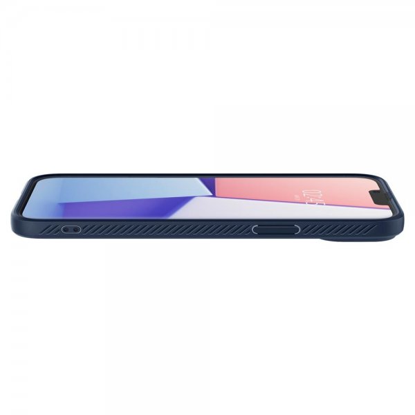 Spigen iPhone 14 Deksel Liquid Air Navy Blue