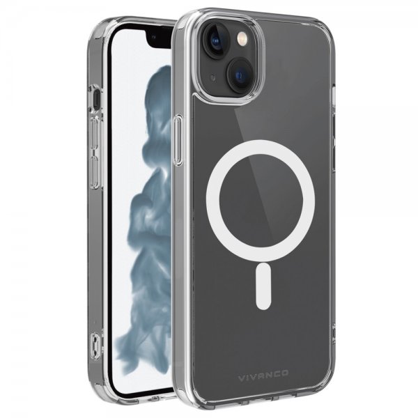 Vivanco iPhone 14 Deksel Mag Steady Transparent