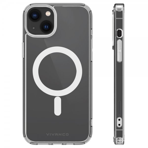 Vivanco iPhone 14 Deksel Mag Steady Transparent